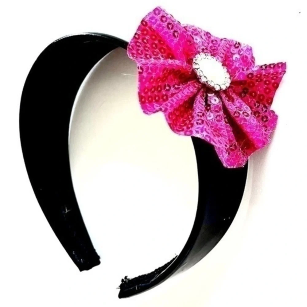 5 for $25!  Sparkle /Sequin/Pearl Headband Embellishment, Bow, Flowers!